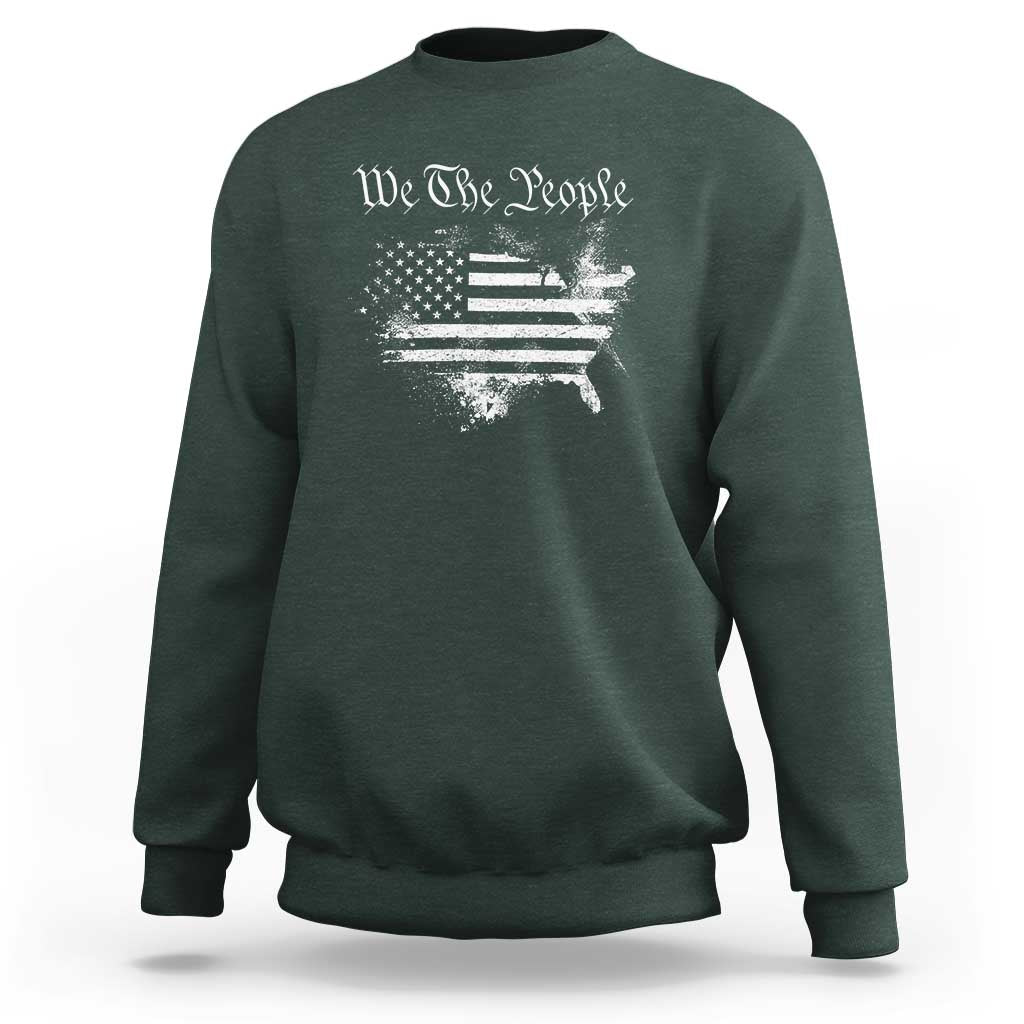 We The People Sweatshirt Vintage Grunge American Flag 4th of July 1776