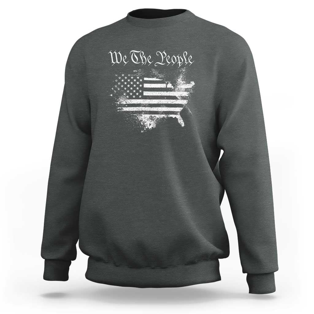 We The People Sweatshirt Vintage Grunge American Flag 4th of July 1776