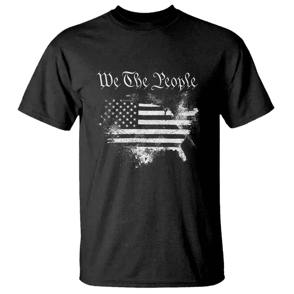 We The People T Shirt Vintage Grunge American Flag 4th of July 1776
