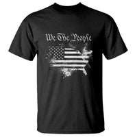 We The People T Shirt Vintage Grunge American Flag 4th of July 1776
