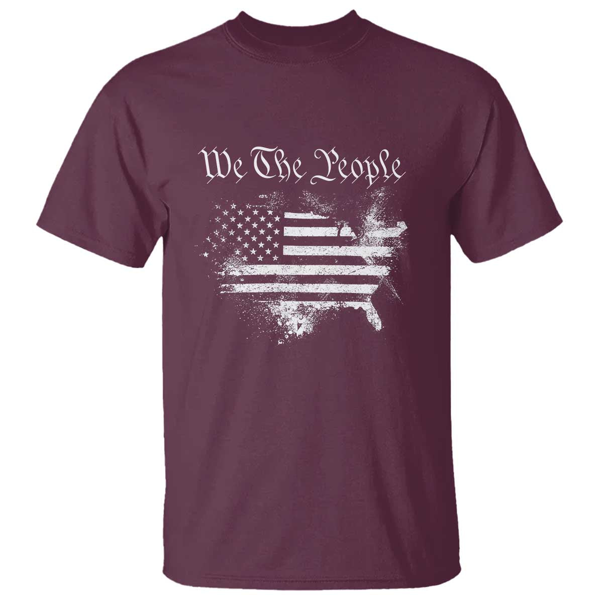 We The People T Shirt Vintage Grunge American Flag 4th of July 1776