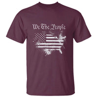 We The People T Shirt Vintage Grunge American Flag 4th of July 1776