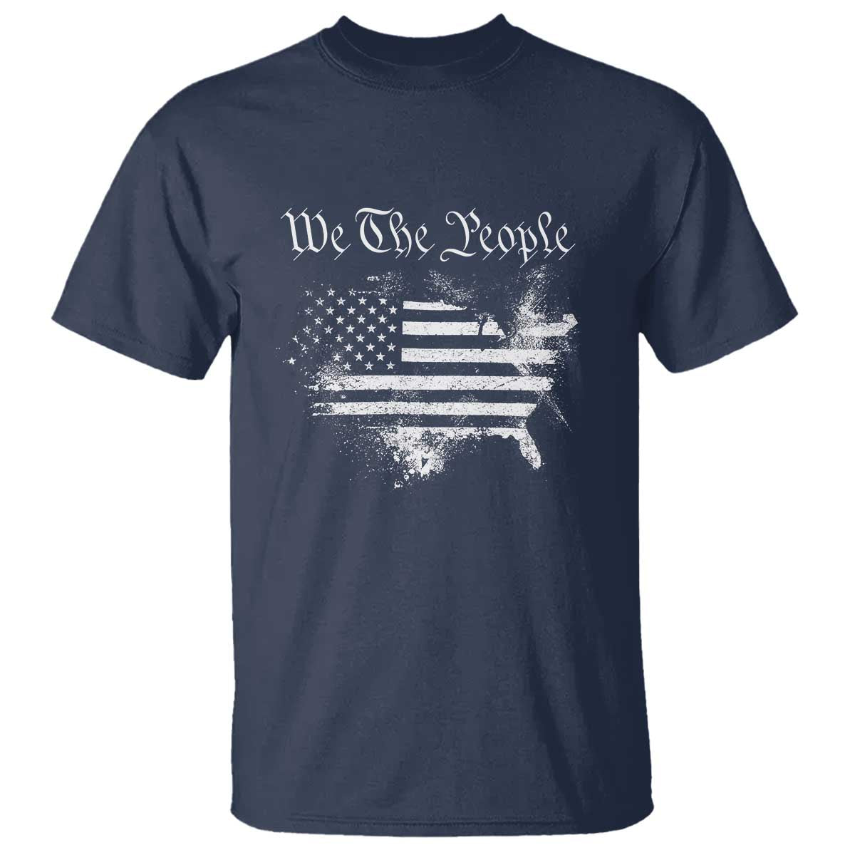 We The People T Shirt Vintage Grunge American Flag 4th of July 1776