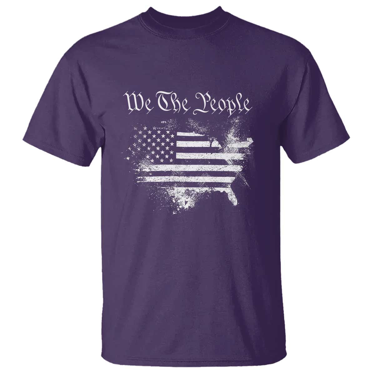 We The People T Shirt Vintage Grunge American Flag 4th of July 1776