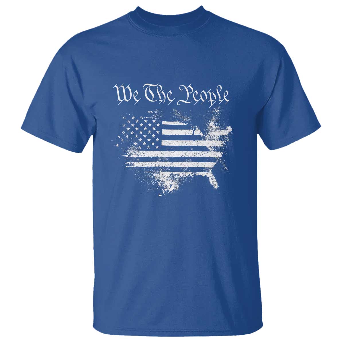 We The People T Shirt Vintage Grunge American Flag 4th of July 1776