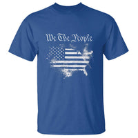 We The People T Shirt Vintage Grunge American Flag 4th of July 1776