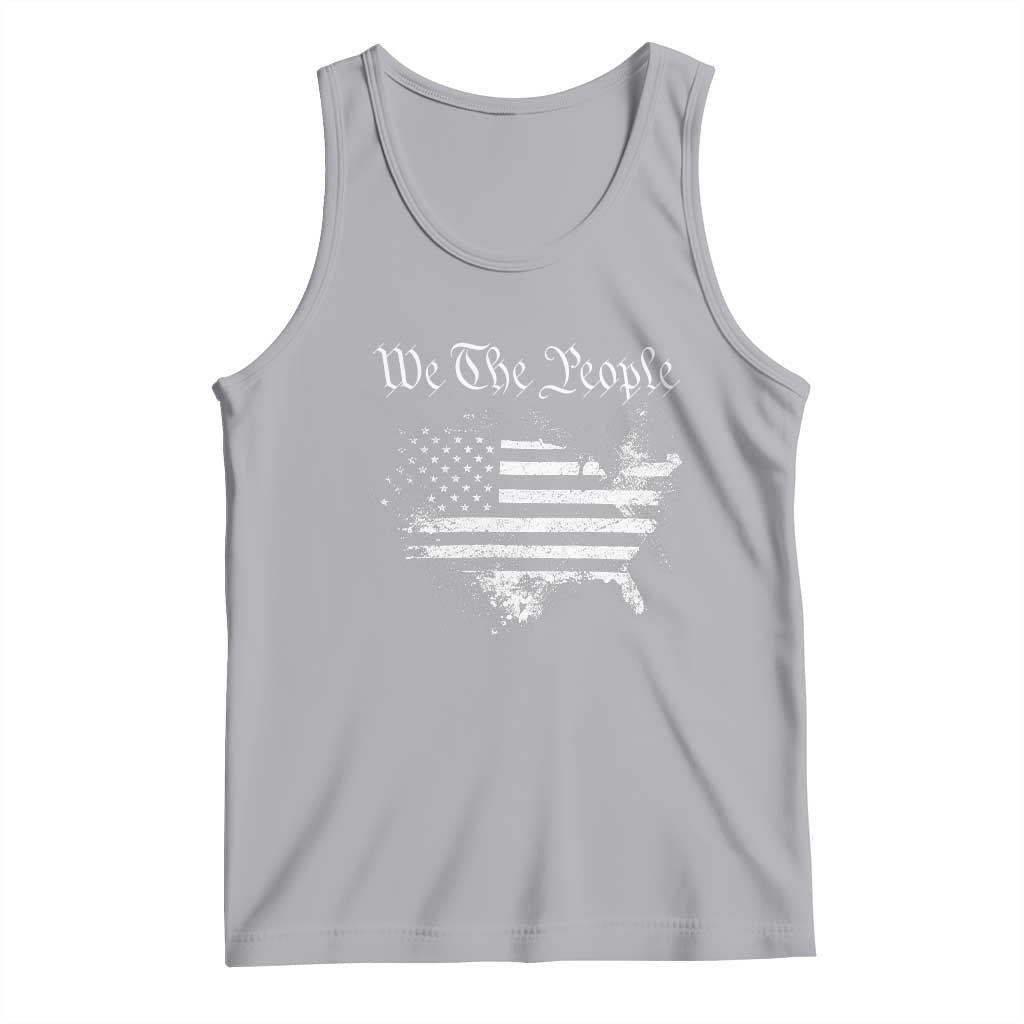 We The People Tank Top Vintage Grunge American Flag 4th of July 1776