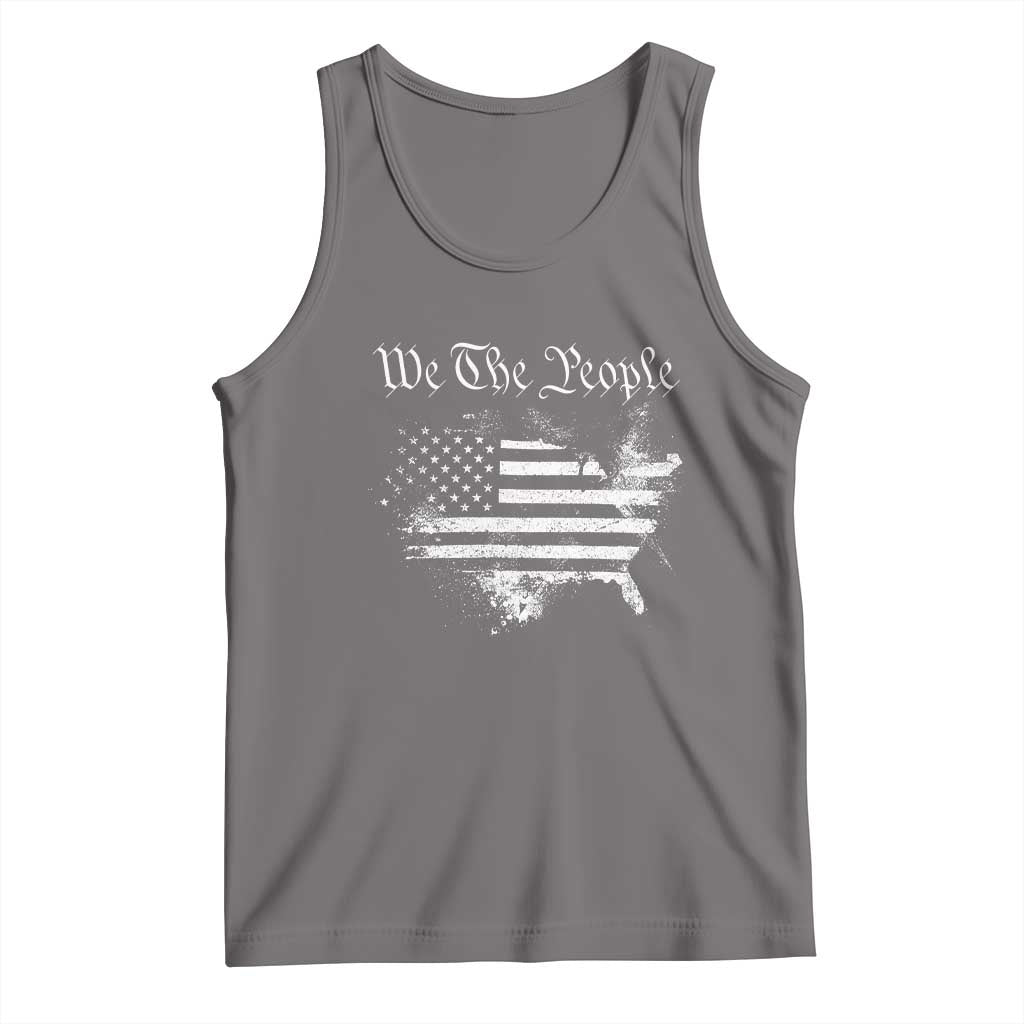 We The People Tank Top Vintage Grunge American Flag 4th of July 1776