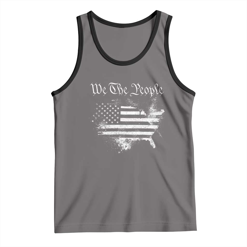 We The People Tank Top Vintage Grunge American Flag 4th of July 1776