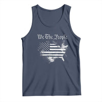We The People Tank Top Vintage Grunge American Flag 4th of July 1776