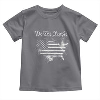 We The People Toddler T Shirt Vintage Grunge American Flag 4th of July 1776
