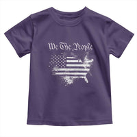 We The People Toddler T Shirt Vintage Grunge American Flag 4th of July 1776
