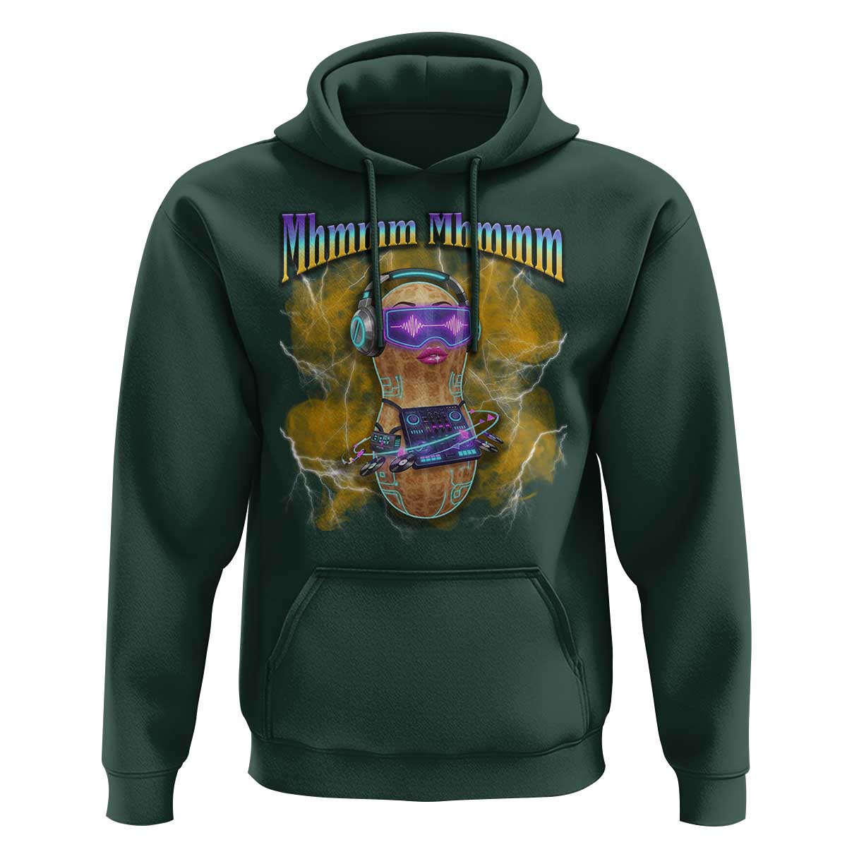 Funny Burnt Peanut Goop Hoodie DJ Music Meme