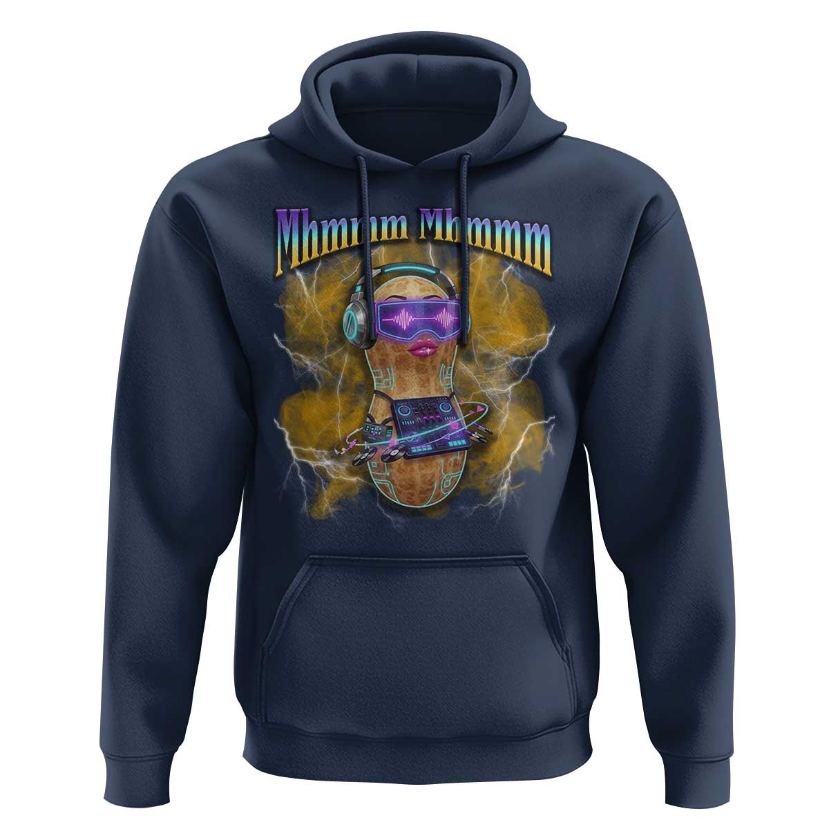 Funny Burnt Peanut Goop Hoodie DJ Music Meme