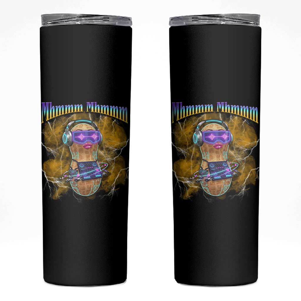 Funny Burnt Peanut Goop Skinny Tumbler DJ Music Meme