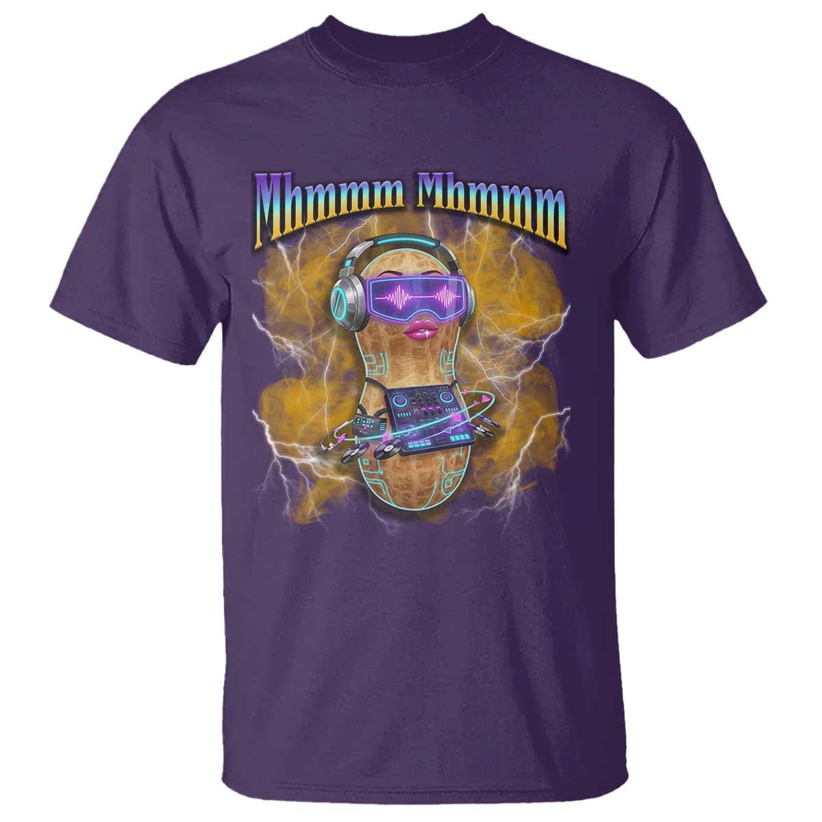 Funny Burnt Peanut Goop T Shirt DJ Music Meme