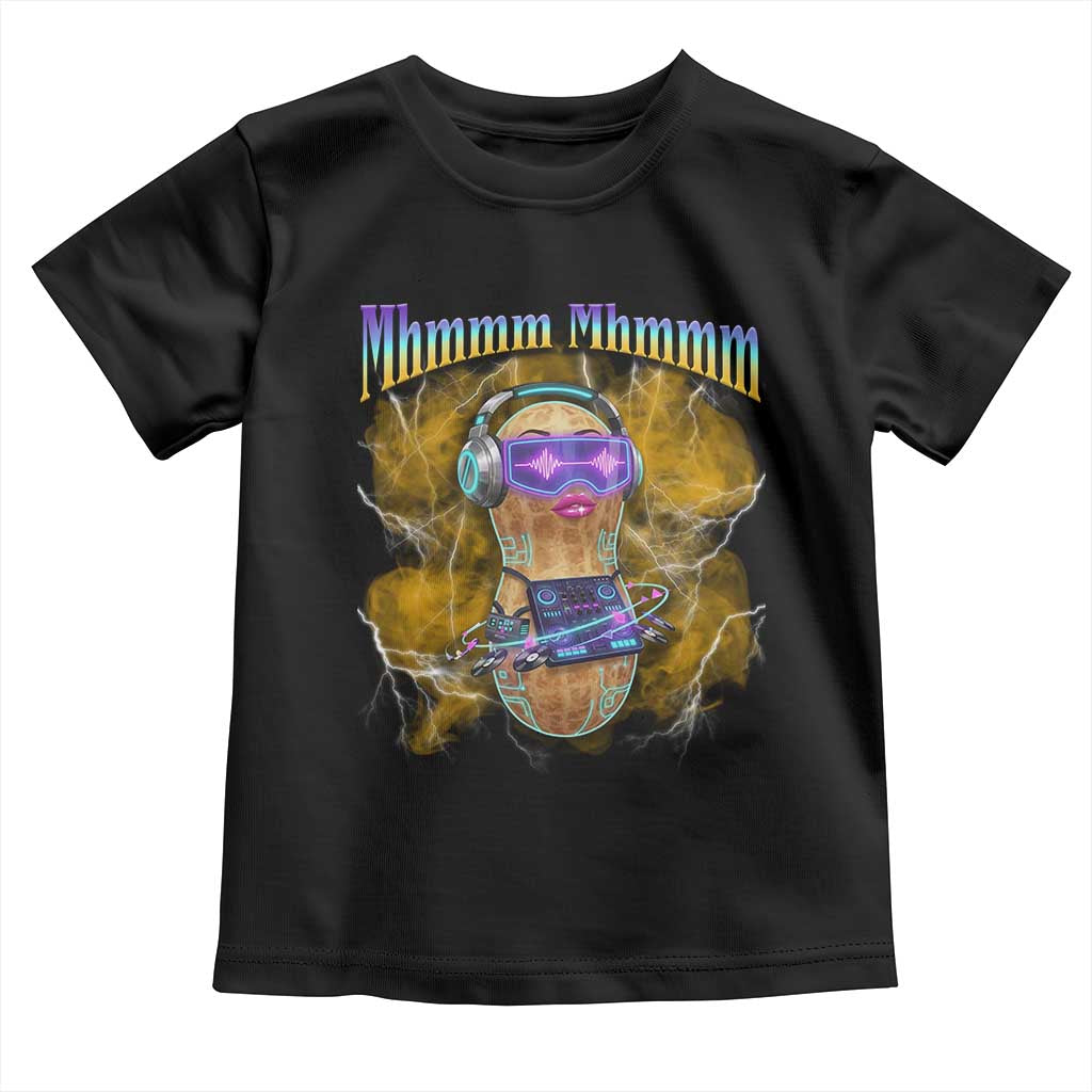 Funny Burnt Peanut Goop Toddler T Shirt DJ Music Meme