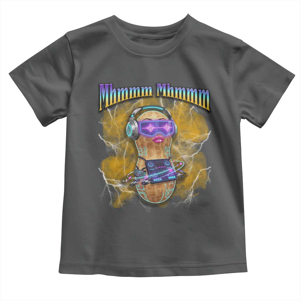 Funny Burnt Peanut Goop Toddler T Shirt DJ Music Meme