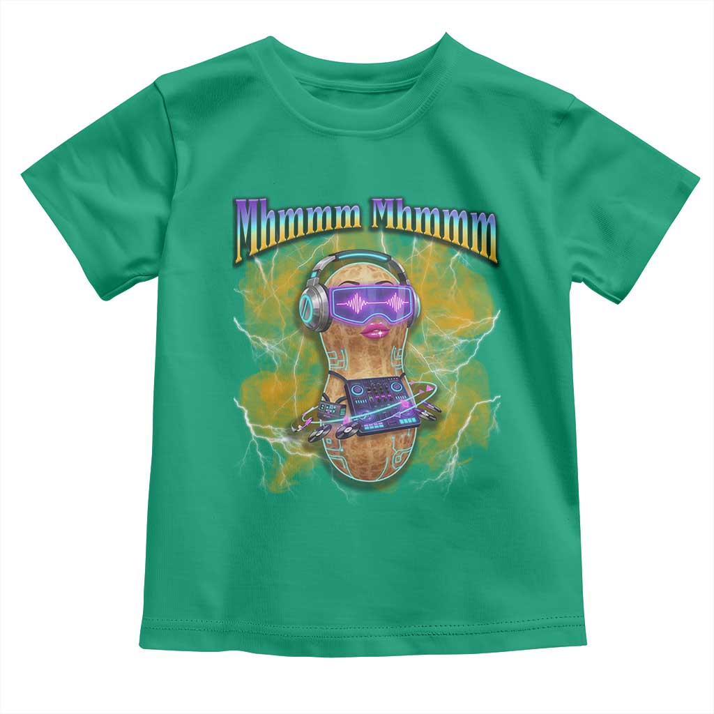 Funny Burnt Peanut Goop Toddler T Shirt DJ Music Meme