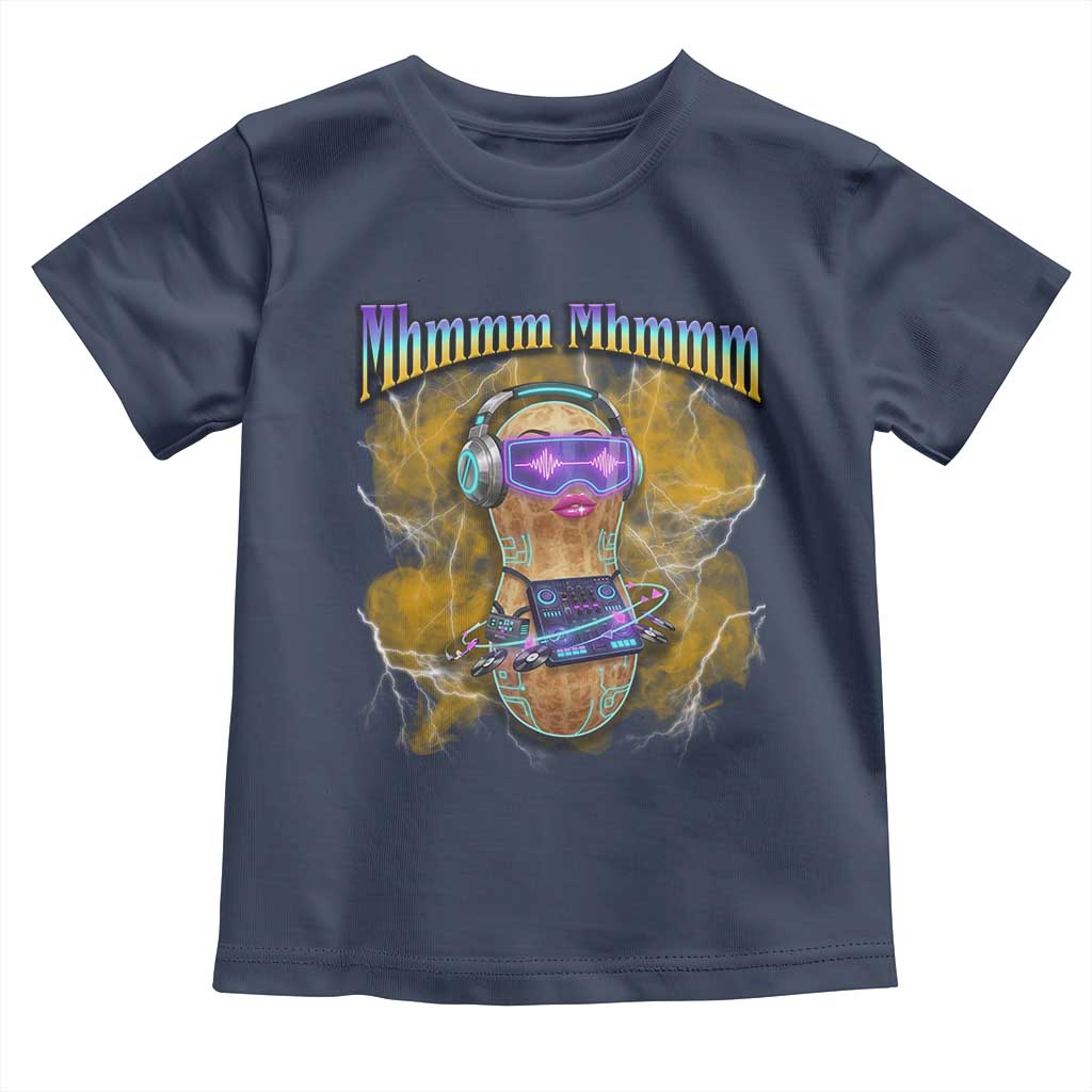 Funny Burnt Peanut Goop Toddler T Shirt DJ Music Meme