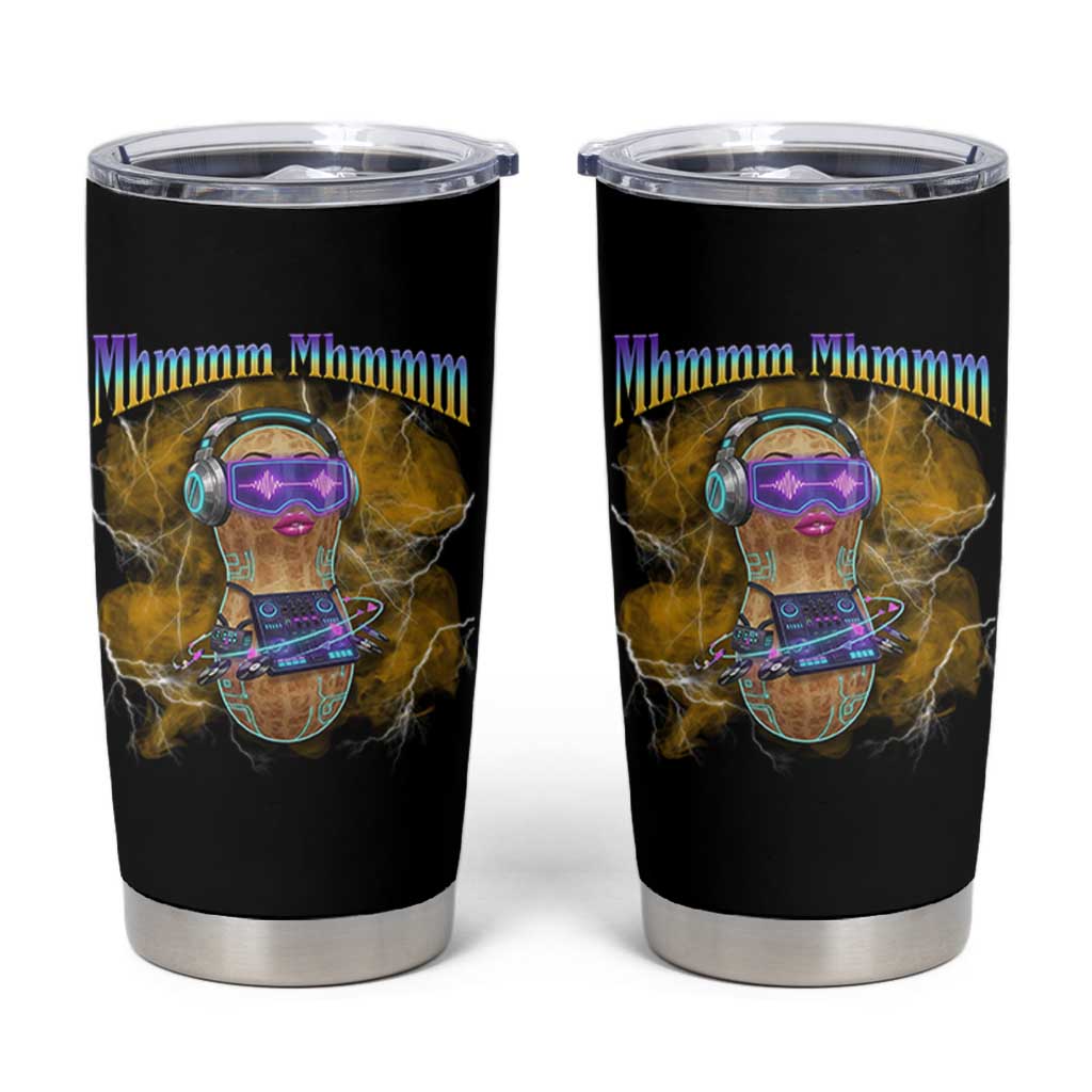 Funny Burnt Peanut Goop Tumbler Cup DJ Music Meme