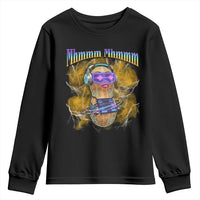 Funny Burnt Peanut Goop Youth Sweatshirt DJ Music Meme