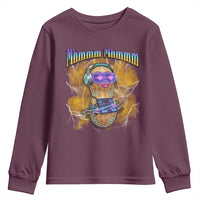 Funny Burnt Peanut Goop Youth Sweatshirt DJ Music Meme