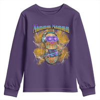 Funny Burnt Peanut Goop Youth Sweatshirt DJ Music Meme