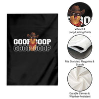 Funny Burnt Peanut Goop Garden Flag Internet Viral Meme Trendy