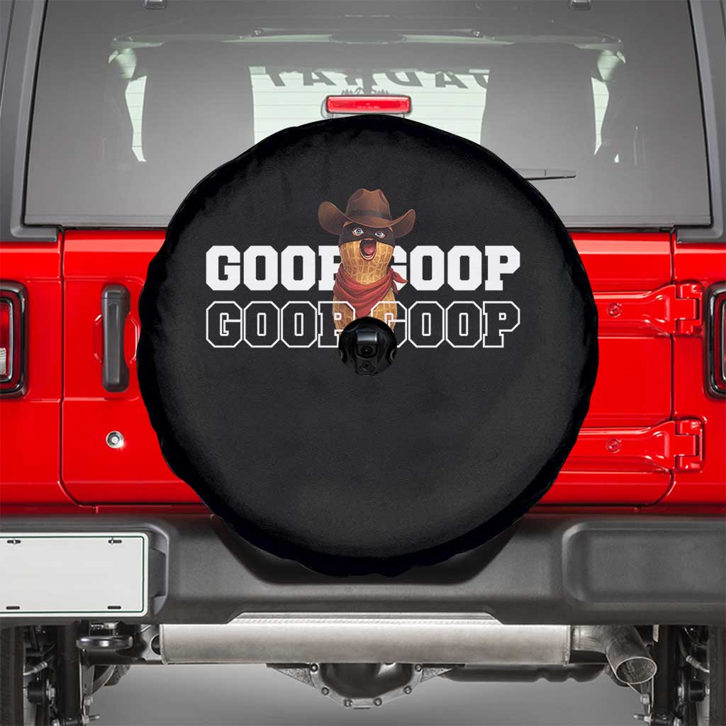 Funny Burnt Peanut Goop Spare Tire Cover Internet Viral Meme Trendy