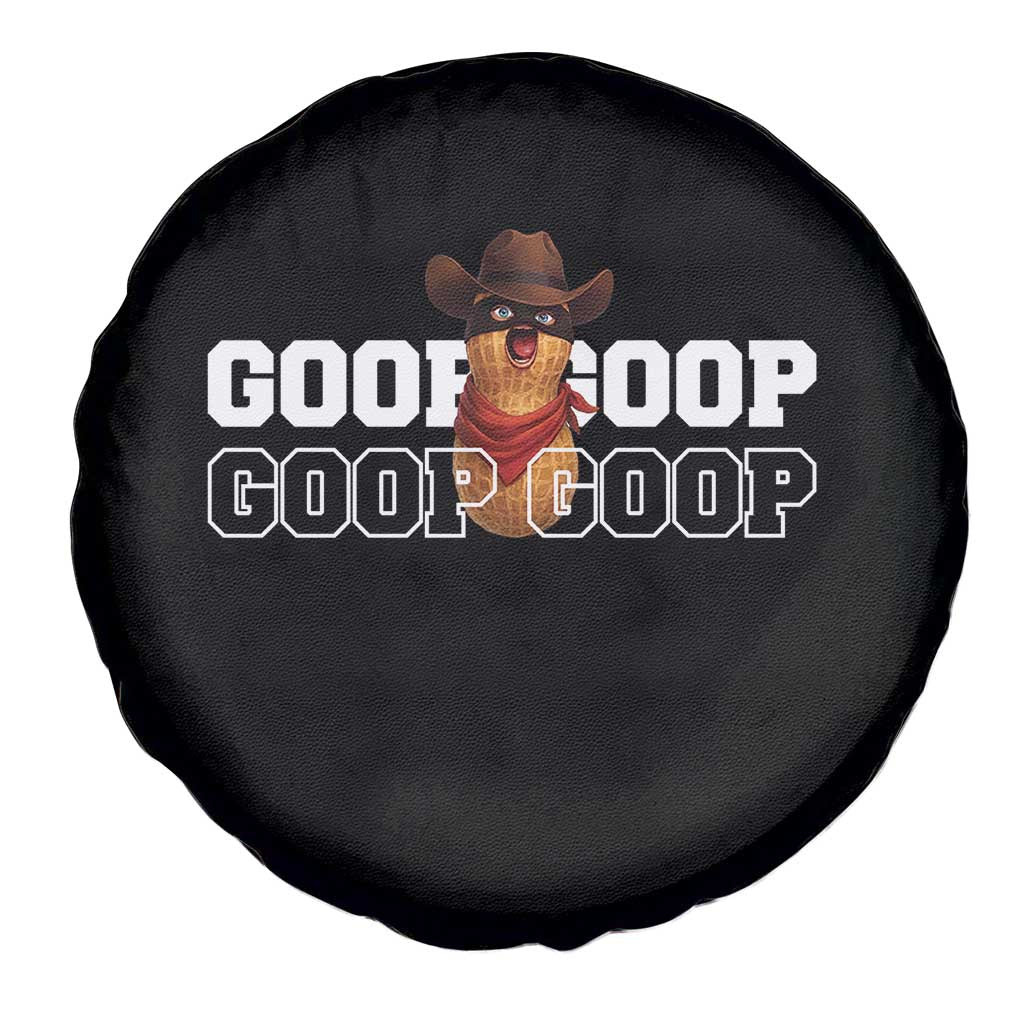 Funny Burnt Peanut Goop Spare Tire Cover Internet Viral Meme Trendy