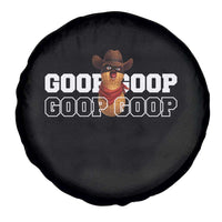 Funny Burnt Peanut Goop Spare Tire Cover Internet Viral Meme Trendy