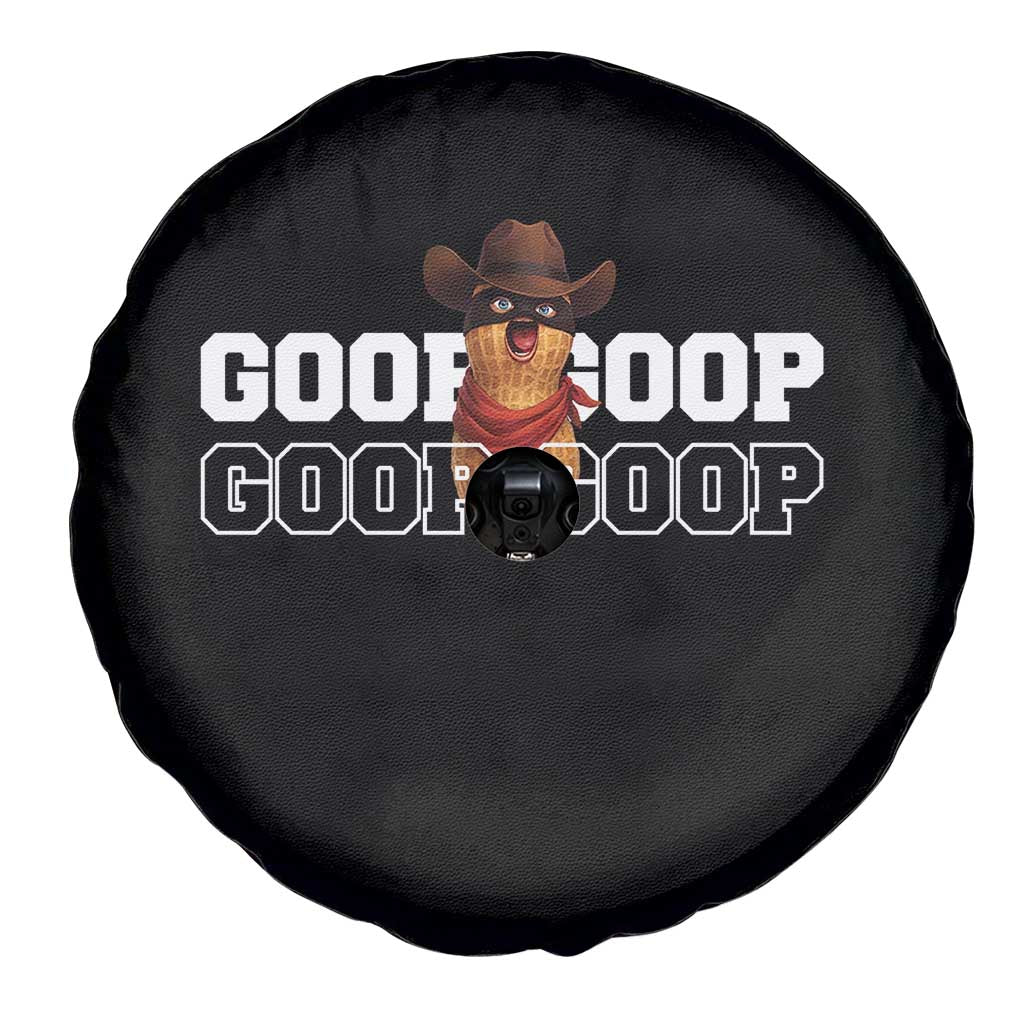 Funny Burnt Peanut Goop Spare Tire Cover Internet Viral Meme Trendy