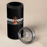 Funny Burnt Peanut Goop 4 in 1 Can Cooler Tumbler Internet Viral Meme Trendy