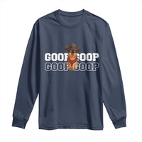 Funny Burnt Peanut Goop Long Sleeve Shirt Internet Viral Meme Trendy