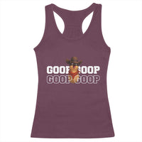 Funny Burnt Peanut Goop Racerback Tank Top Internet Viral Meme Trendy