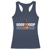 Funny Burnt Peanut Goop Racerback Tank Top Internet Viral Meme Trendy
