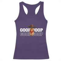 Funny Burnt Peanut Goop Racerback Tank Top Internet Viral Meme Trendy