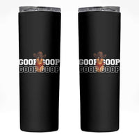 Funny Burnt Peanut Goop Skinny Tumbler Internet Viral Meme Trendy