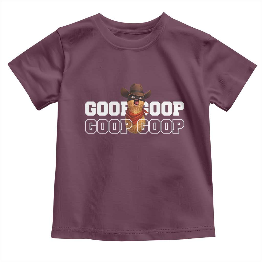 Funny Burnt Peanut Goop Toddler T Shirt Internet Viral Meme Trendy