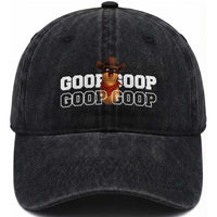 Funny Burnt Peanut Goop Washed Cotton Baseball Cap Internet Viral Meme Trendy