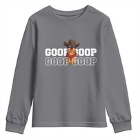 Funny Burnt Peanut Goop Youth Sweatshirt Internet Viral Meme Trendy