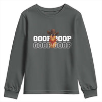 Funny Burnt Peanut Goop Youth Sweatshirt Internet Viral Meme Trendy