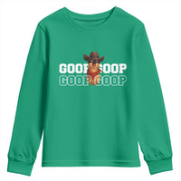 Funny Burnt Peanut Goop Youth Sweatshirt Internet Viral Meme Trendy