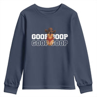 Funny Burnt Peanut Goop Youth Sweatshirt Internet Viral Meme Trendy