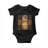 Funny Burnt Peanut Goop Baby Onesie Uhm Excuse Me