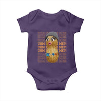 Funny Burnt Peanut Goop Baby Onesie Uhm Excuse Me