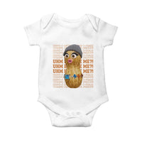 Funny Burnt Peanut Goop Baby Onesie Uhm Excuse Me