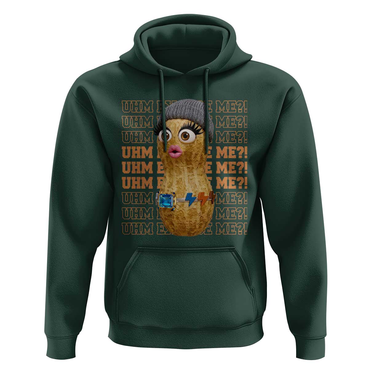 Funny Burnt Peanut Goop Hoodie Uhm Excuse Me