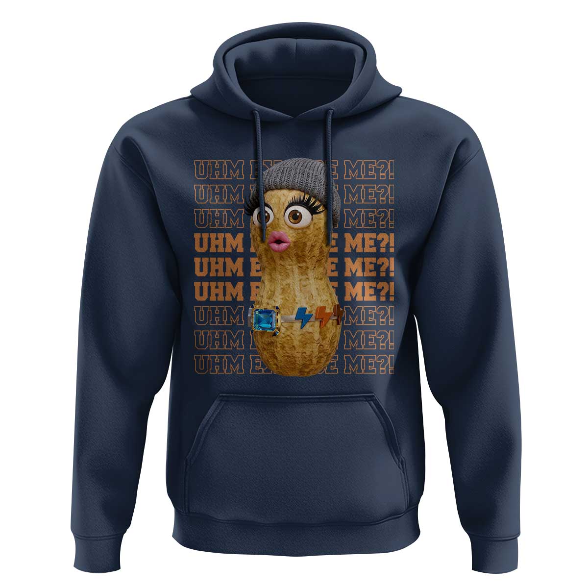Funny Burnt Peanut Goop Hoodie Uhm Excuse Me